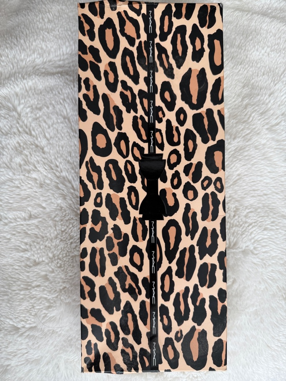 MAC Leopard toiletry bag